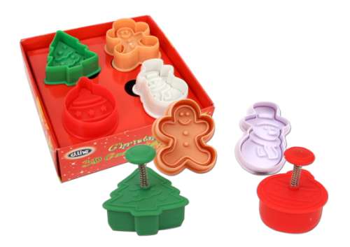 Set of 4 Christmas Plunger Cutters - Click Image to Close